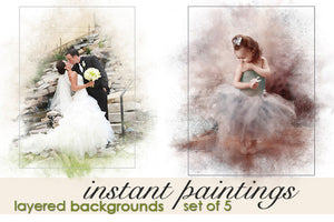 Instant Paintings: Photoshop Backgrounds