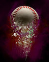 Layered Shattered Baseball 2 Background