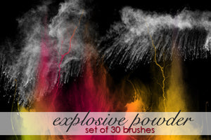 Explosive Powder Brushes