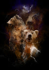 Layered Bear Background