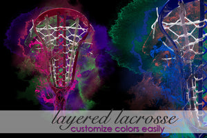 Layered Lacrosse Background