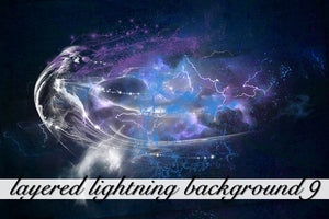 Layered Lightning Textured Background 9