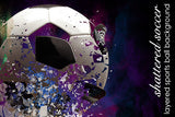 Shattered Soccer 2 Layered Background